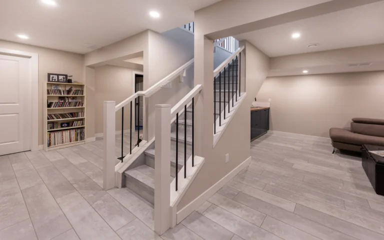 white-and-cream-colored-remodeled-basement